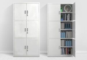 6-door steel file cabinet