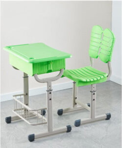 Height adjustable ABS desk & chair