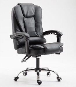 Swivel office chair with arms