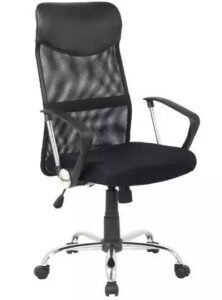 Mesh office chair with arms